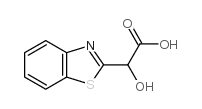 Acetic acid,2-(2-benzothiazolyloxy)- Structure