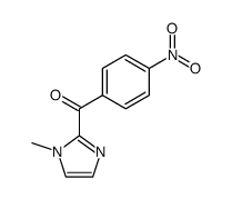 (1-methyl-1H-imidazol-2-yl)(4-nitrophenyl)methanone结构式