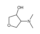 CIS-4-(DIMETHYLAMINO)TETRAHYDROFURAN-3-OL structure