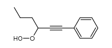 3-Hydroperoxy-1-phenyl-1-hexin Structure