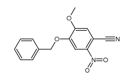 4-(benzyloxy)-5-methoxy-2-nitrobenzonitrile Structure