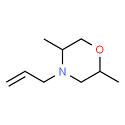 Morpholine,2,5-dimethyl-4-(2-propenyl)- (9CI) structure