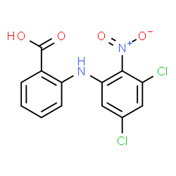 Benzoic acid,2-[(3,5-dichloro-2-nitrophenyl)amino]-结构式