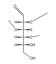 2-O,3-O,4-O-Trimethyl-D-glucose Structure