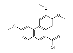 3,6,7-trimethoxyphenanthrene-9-carboxylic acid结构式