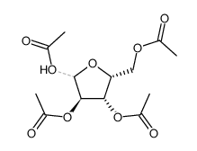 D-Xylofuranose, 1,2,3,5-tetraacetate Structure