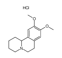 9,10-dimethoxy-2,3,4,6,7,11b-hexahydro-1H-pyrido[2,1-a]isoquinoline hydrochloride Structure