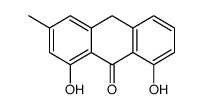 1,8-dihydroxy-3-methylanthracen-9(10H)-one Structure