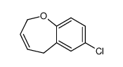 7-BROMO-2,5-DIHYDRO-BENZO[B]OXEPINE结构式