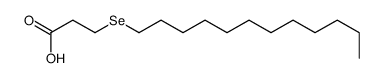 3-dodecylselanylpropanoic acid Structure