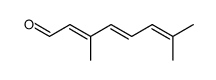 3,7-dimethyl-octa-2,4,6-trienal结构式