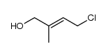 trans-3-hydroxymethyl-2-butenyl chloride Structure