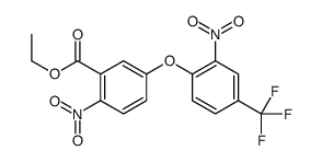 ethyl 2-nitro-5-[2-nitro-4-(trifluoromethyl)phenoxy]benzoate Structure