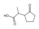 2-(2-oxo-cyclopentyl)-propionic acid结构式