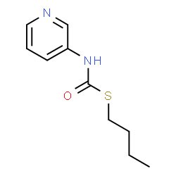 N-(3-Pyridyl)thiocarbamic acid butyl ester structure