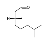 (3R)-3,7-Dimethyl-1-octanone结构式