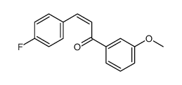 (E)-3-(4-fluorophenyl)-1-(3-methoxyphenyl)prop-2-en-1-one Structure