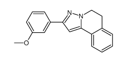 5,6-Dihydro-2-(3-methoxyphenyl)pyrazolo[5,1-a]isoquinoline structure