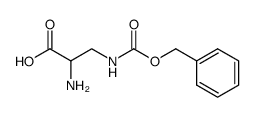 2-amino-3-benzyloxycarbonylaminopropionic acid结构式