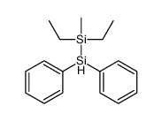 diphenylsilyl-diethyl-methylsilane结构式