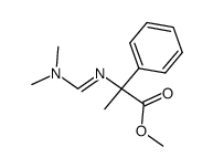 2-(Dimethylamino-methyleneamino)-2-phenyl-propionic acid methyl ester结构式