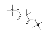 (3,3-dimethyl-4-trimethylsilyloxypenta-1,4-dien-2-yl)oxy-trimethylsilane Structure