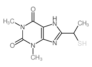 1H-Purine-2,6-dione,3,9-dihydro-8-(1-mercaptoethyl)-1,3-dimethyl- picture