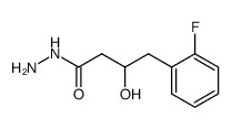 4-(2-fluoro-phenyl)-3-hydroxy-butyric acid hydrazide Structure