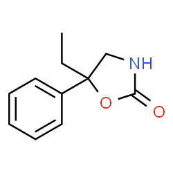 2-Oxazolidinone,5-ethyl-5-phenyl-(5CI)结构式