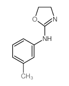 2-Oxazolamine, 4,5-dihydro-N-(3-methylphenyl)- (9CI) Structure