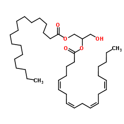 1-Stearoyl-2-arachidonoyl-sn-glycerol structure