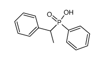 phenyl(1-phenylethyl)phosphinic acid Structure