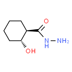 Cyclohexanecarboxylic acid, 2-hydroxy-, hydrazide, (1R,2R)- (9CI) structure