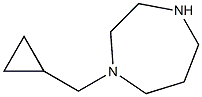 1-(cyclopropylmethyl)-1,4-diazepane Structure