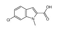 6-chloro-1-methyl-1H-indole-2-carboxylic acid(SALTDATA: FREE)图片