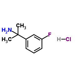 2-(3-FLUOROPHENYL)PROPAN-2-AMINE HYDROCHLORIDE structure