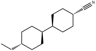 反,反-4-腈基-4'-乙基-1,1'-联二环己烷结构式