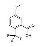 5-Methoxy-2-(trifluoromethyl)benzoic acid structure