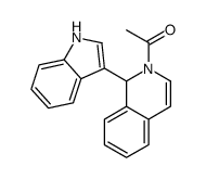 1-[1-(1H-indol-3-yl)-1H-isoquinolin-2-yl]ethanone Structure