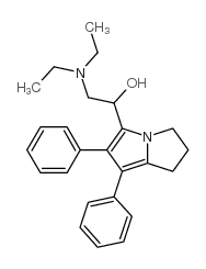 1H-Pyrrolizine-5-methanol,a-[(diethylamino)methyl]-2,3-dihydro-6,7-diphenyl- picture