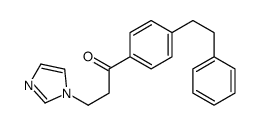 1-Propanone, 3-(1H-imidazol-1-yl)-1-(4-(2-phenylethyl)phenyl)-结构式