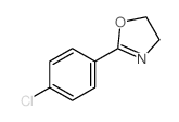 2-(4-chlorophenyl)-4,5-dihydro-1,3-oxazole结构式