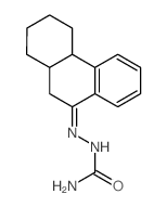 2,3,4,4a,10,10a-Hexahydro-9(1H)-phenanthrenone semicarbazone结构式