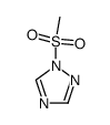 1-(methylsulfonyl)-1H-1,2,4-triazole结构式