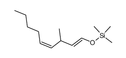 methyl-3 trimethylsilyloxy-1 nonadiene-1,4(4Z,1E)结构式