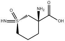 2H-Thiopyran-3-carboxylicacid,3-amino-1,1,3,4,5,6-hexahydro-1-imino-,1-结构式