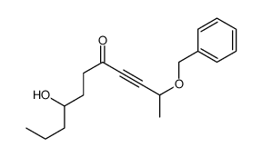 8-hydroxy-2-phenylmethoxyundec-3-yn-5-one Structure