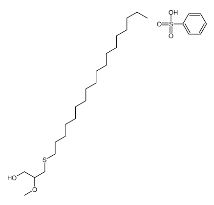 benzenesulfonic acid,2-methoxy-3-octadecylsulfanylpropan-1-ol Structure