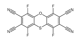 1,4,6,9-tetrafluorophenoxathiine-2,3,7,8-tetracarbonitrile结构式