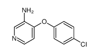 4-(4-chlorophenoxy)pyridin-3-amine Structure